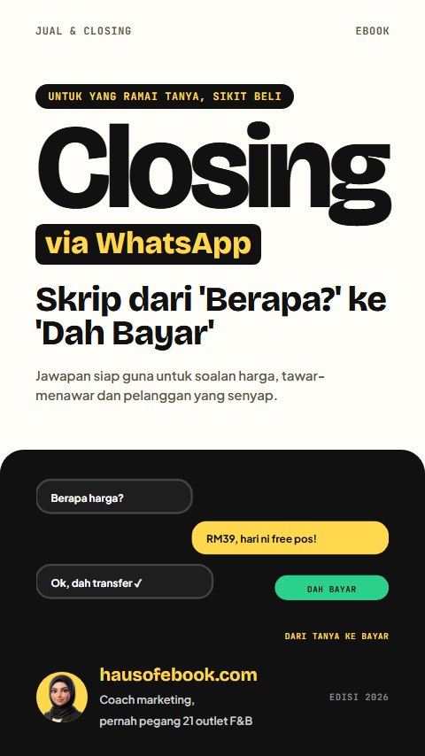 Cover ebook Skrip WhatsApp yang Closing